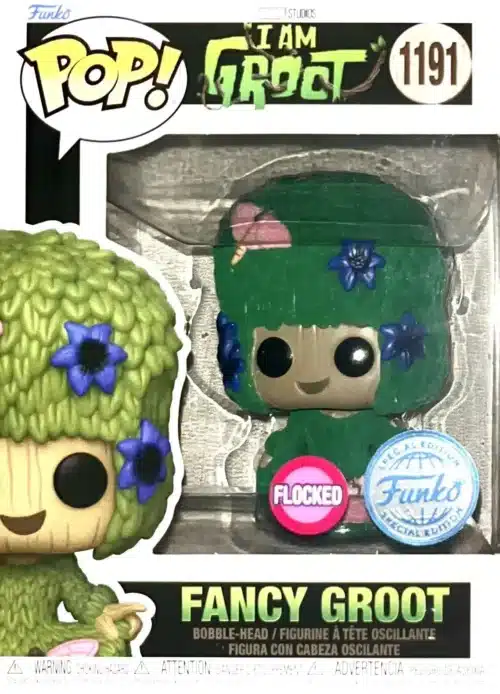 funko-pop-marvel-i-am-groot-fancy groot-flocked-1191