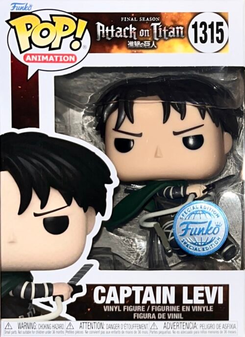 Funko Pop Animation Attack on Titan Captain Levi 1315